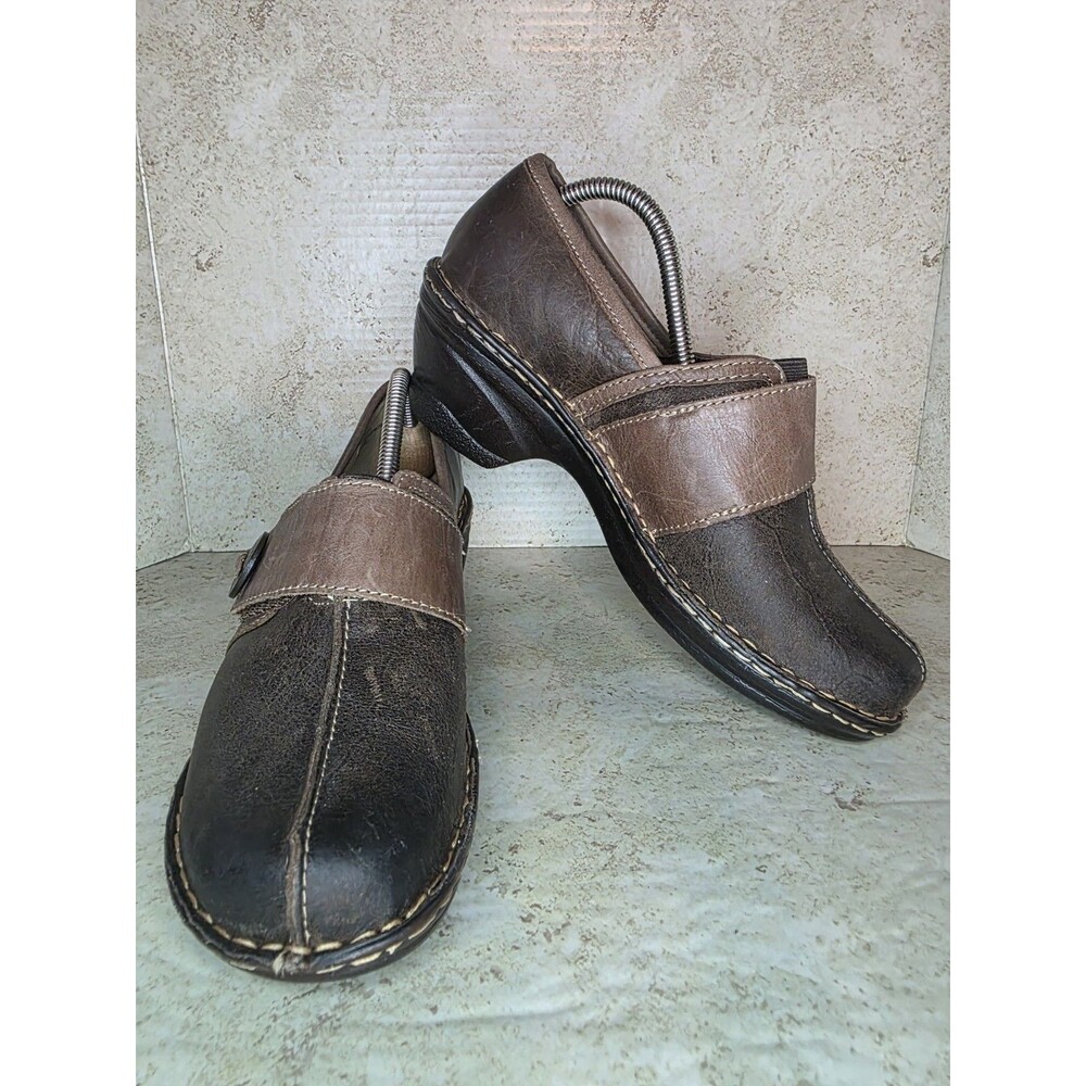 Softspot Business Casual Mules Women Sz 10M Adjustable Strap Clogs Comfort Shoes